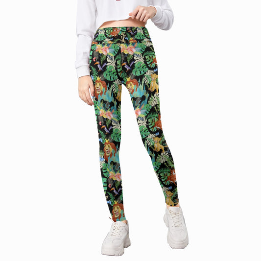 Watercolor Jungle Pride - Kid's Leggings