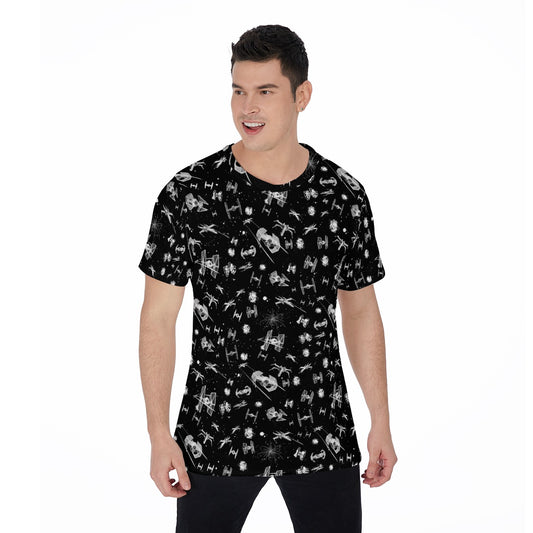 Epic Space Battle Ships - Men's Short Sleeve T-Shirt