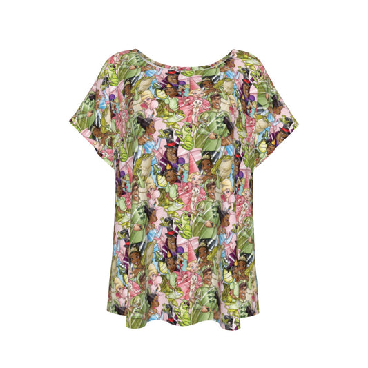Bayou Royal Sketchched - Women’s Relaxed Fit Scoop Tee