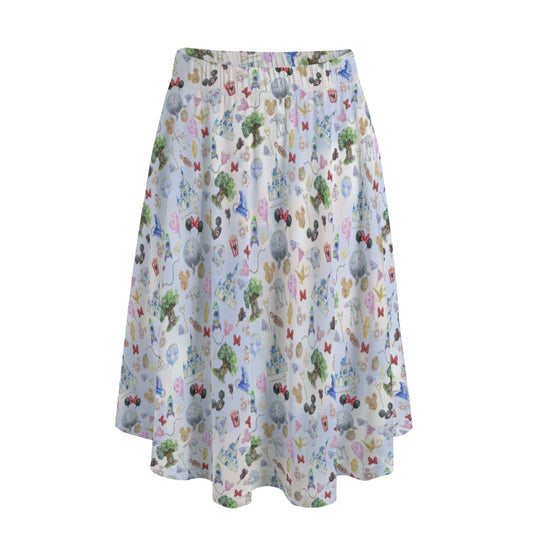 WDW Park Hopper - Women’s Pocket Midi Skirt