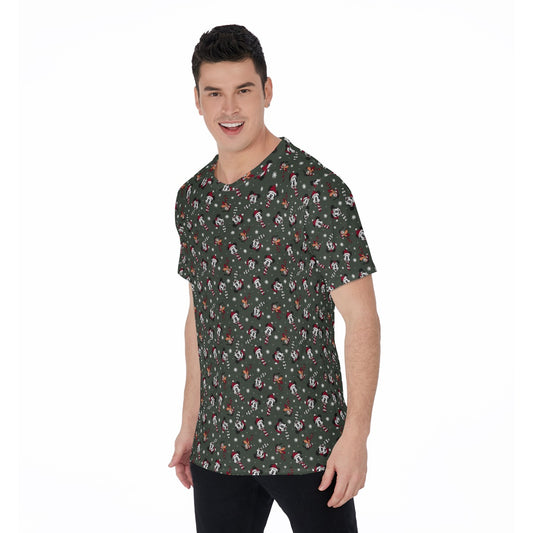 Vintage Holiday Friends - Men's Short Sleeve T-Shirt