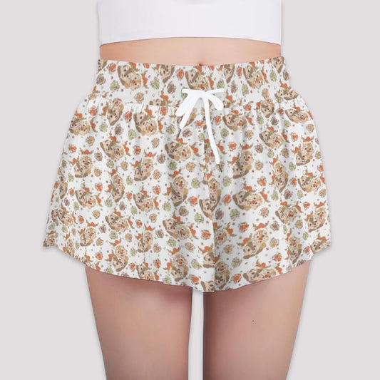 Holiday Mischief Duo - Girls’ Flowy Pocket Shorts