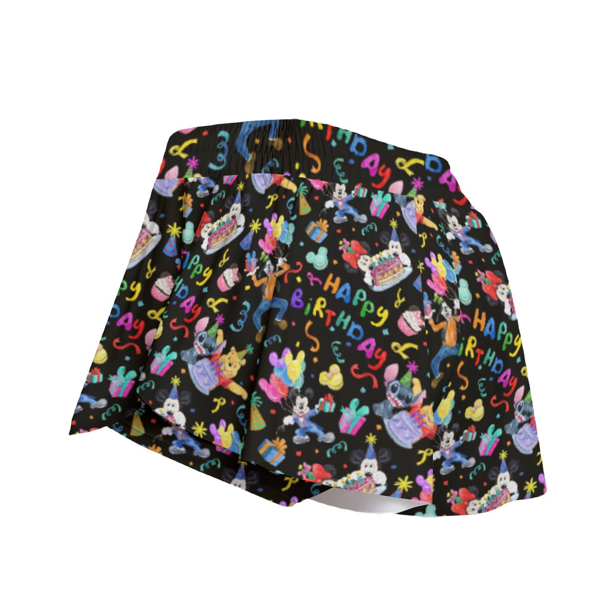 Happy Birthday Celebration - Women's Flowy Pocket Shorts