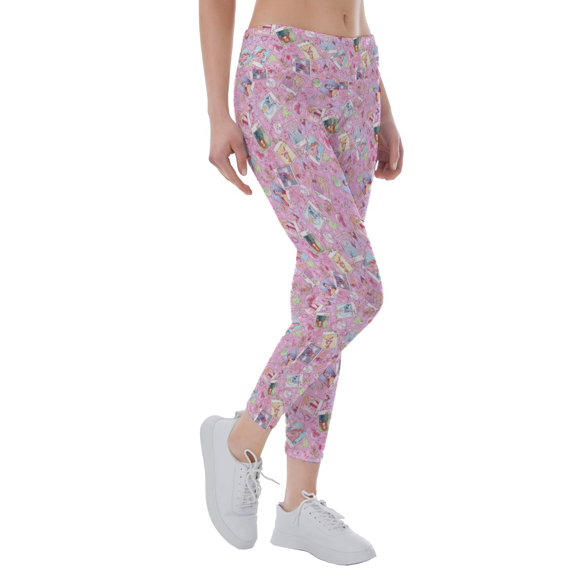 Holiday Winter Princess Christmas Snapshots - Women's Yoga Leggings