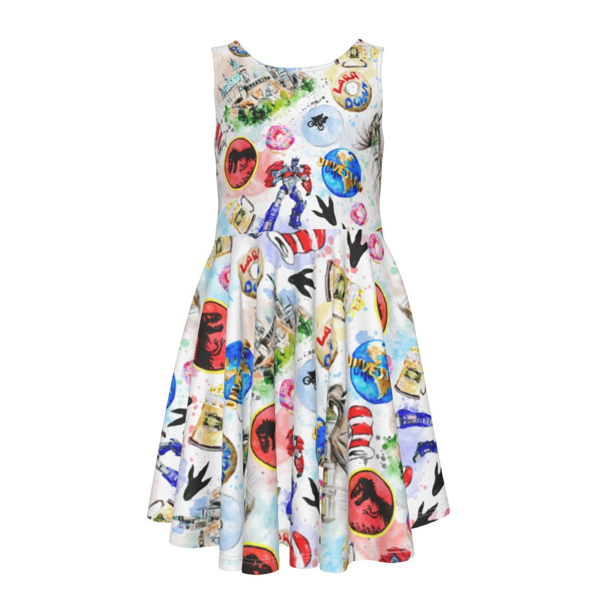 A Universal Adventure - Kid's Sleeveless Skater Dress