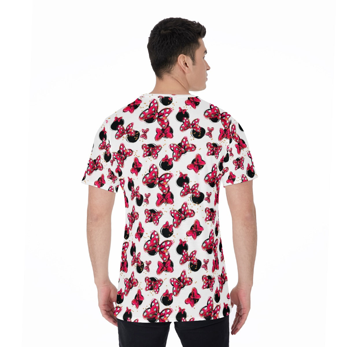 Polka Dot Bows & Mouse Ears - Men's Short Sleeve T-Shirt