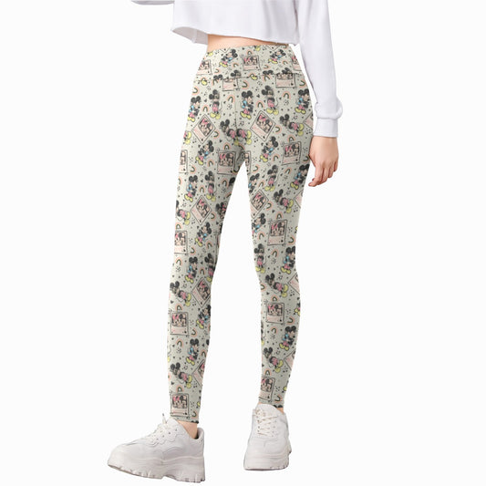 Retro Camera Mouse - Kid's Leggings