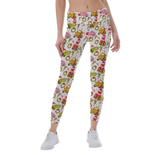 Holiday Race Day - Women's Yoga Leggings