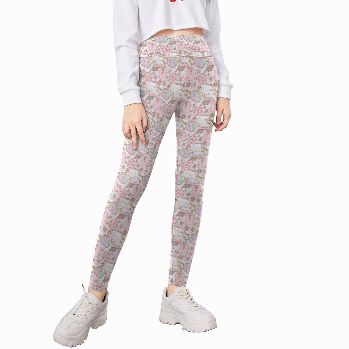 Rainbow Pickleball - Kid's Leggings
