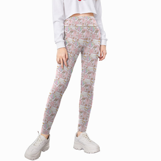 Rainbow Pickleball - Kid's Leggings