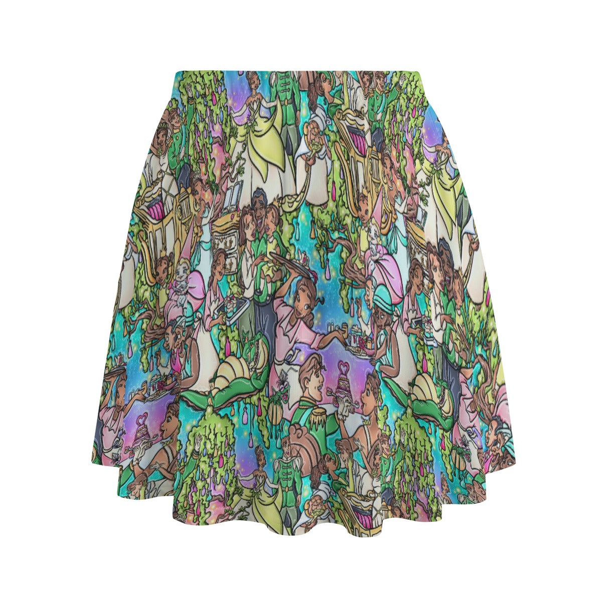 Bayou Princess Storybook Scenes - Women's Pocket Skater Skirt