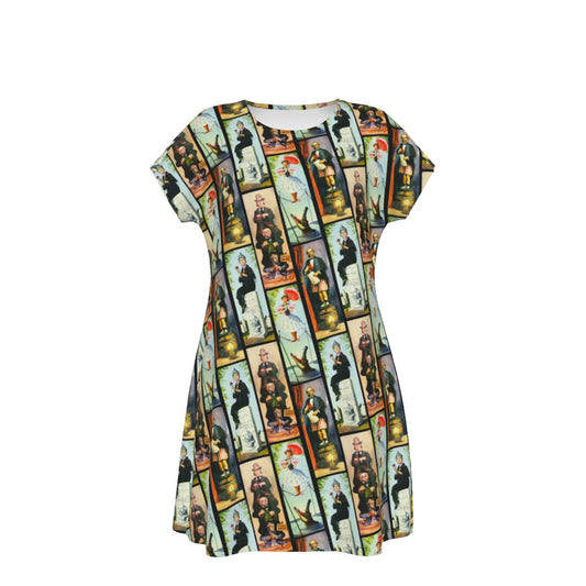 Stretch Room Portraits - Women's T-Shirt Dress