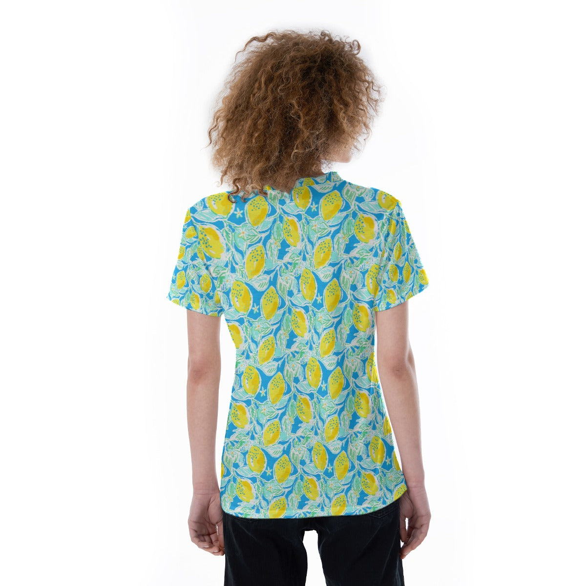 Lemon Drop Daydream - Women's Short Sleeve V-Neck T-Shirt