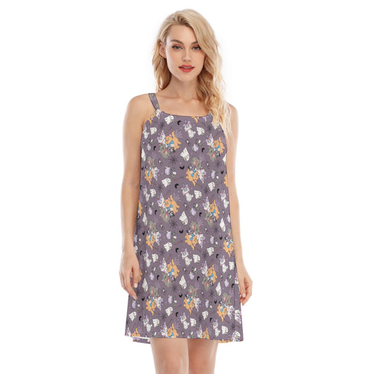 Spooky Fancy Felines - Women’s Adjustable Sundress
