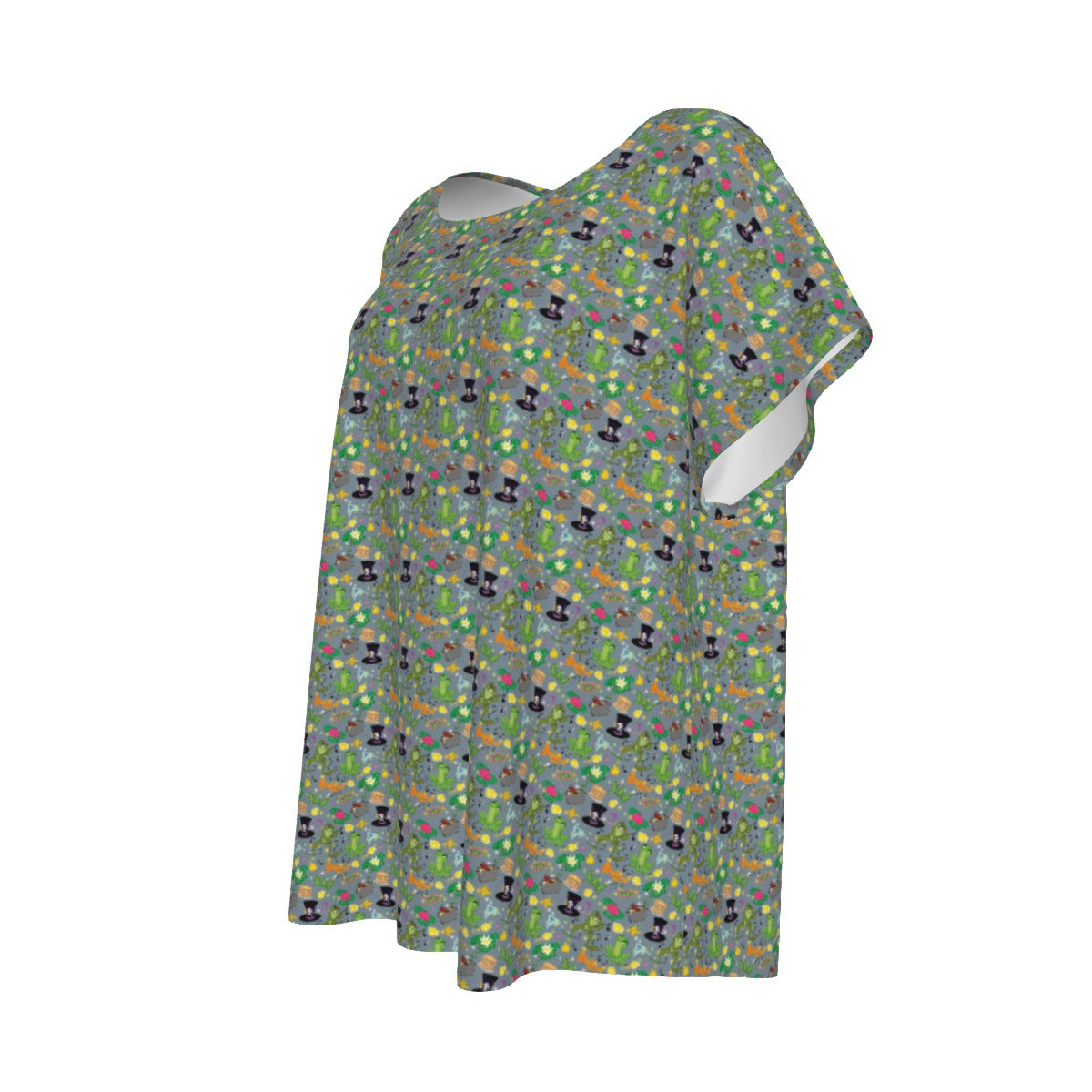 Bayou Princess Icons - Women’s Relaxed Fit Scoop Tee