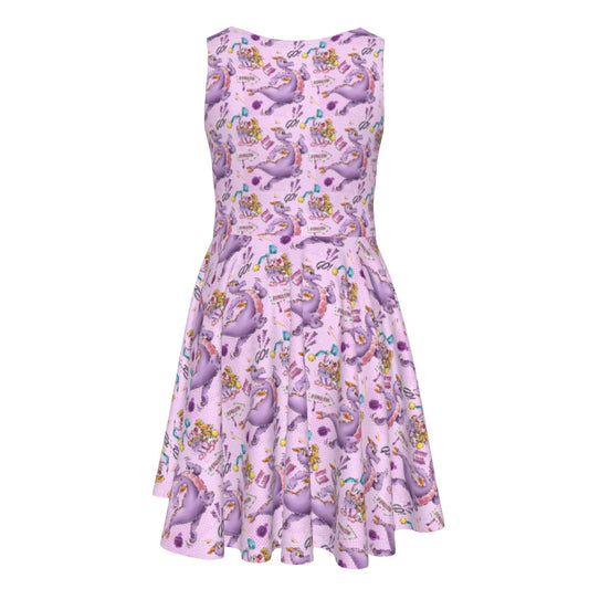 Figment Race Day Dash - Kid's Sleeveless Skater Dress