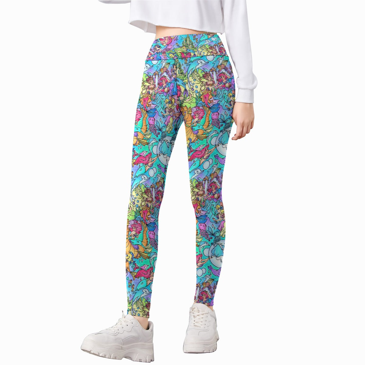 Under the Sea Storybook Scenes - Kid's Leggings