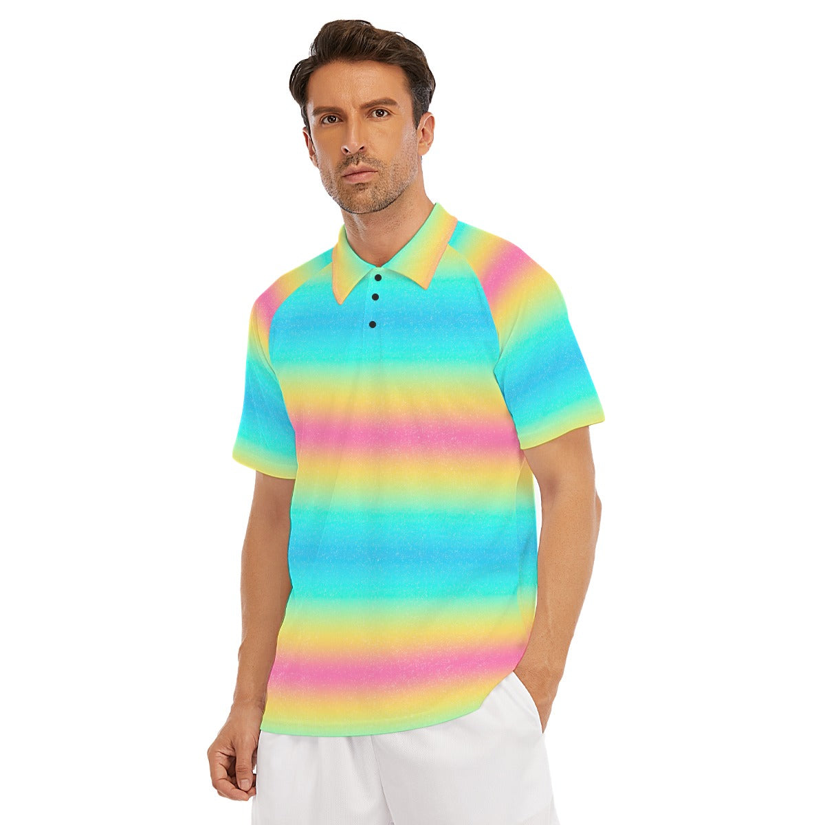Rainbow Ombre - Men's Polo Shirt