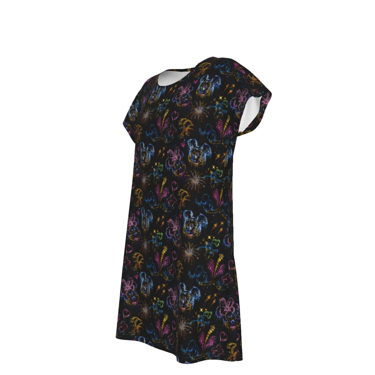 Mouse Friends’ Love in the Sky - Women's T-Shirt Dress