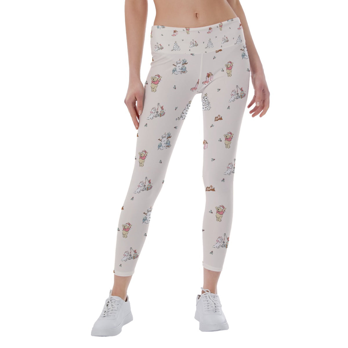 Storybook Christmas Cameo Mix - Women's Yoga Leggings