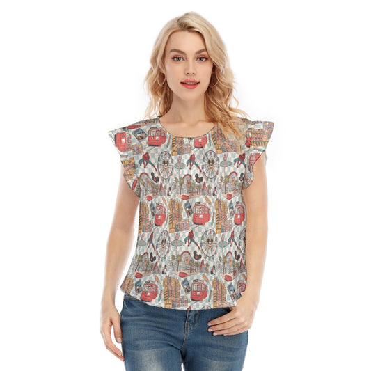 Revamped DCA - Women’s Flutter Sleeve Top