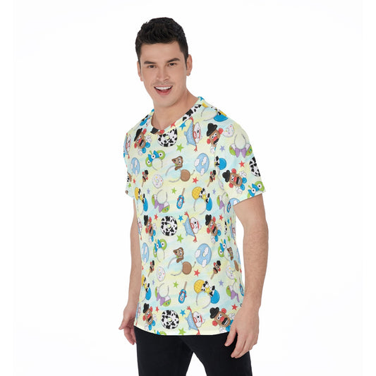 Playful Toy Style Icons - Men's Short Sleeve T-Shirt