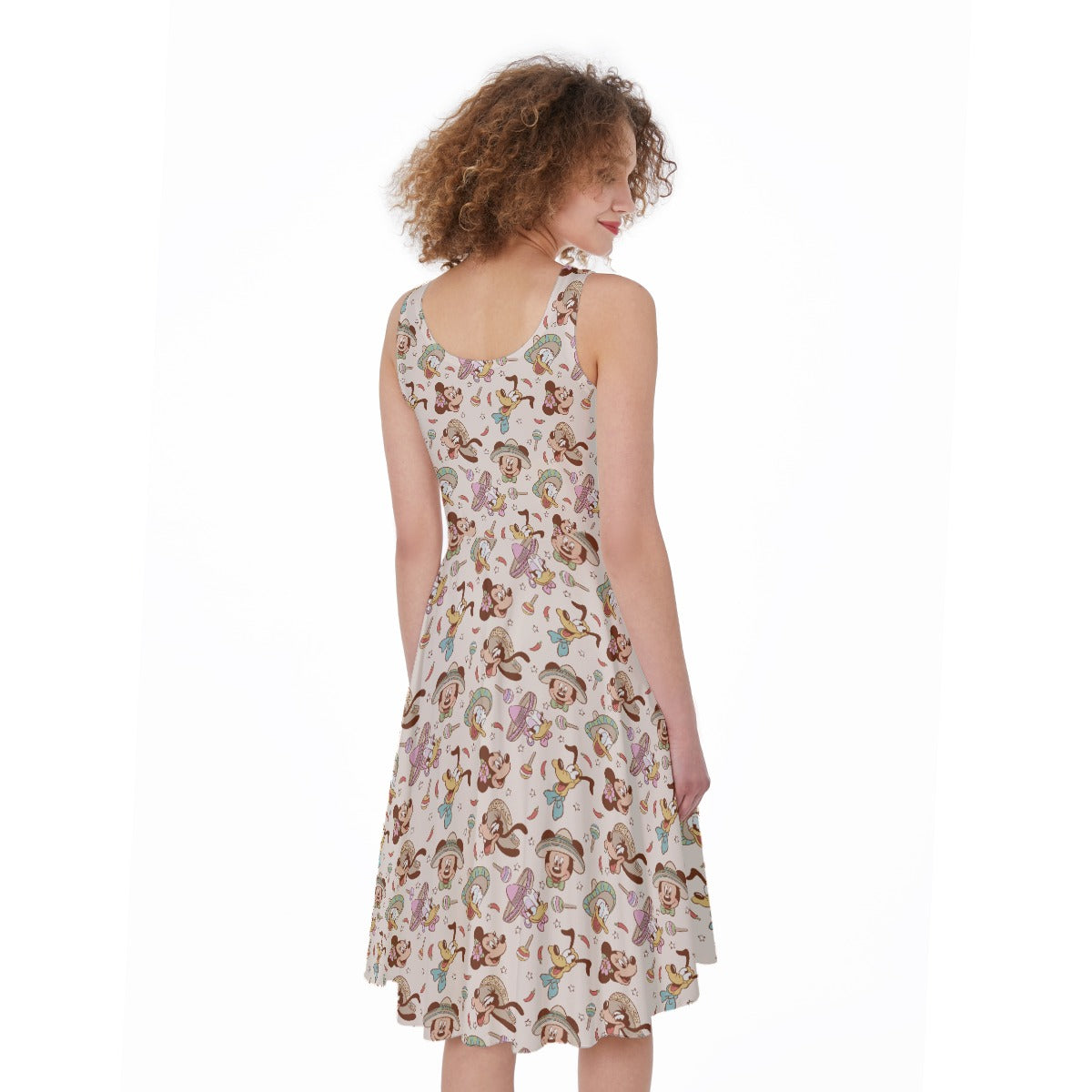 Fiesta Sombrero Pals - Pocket Midi Skater Dress