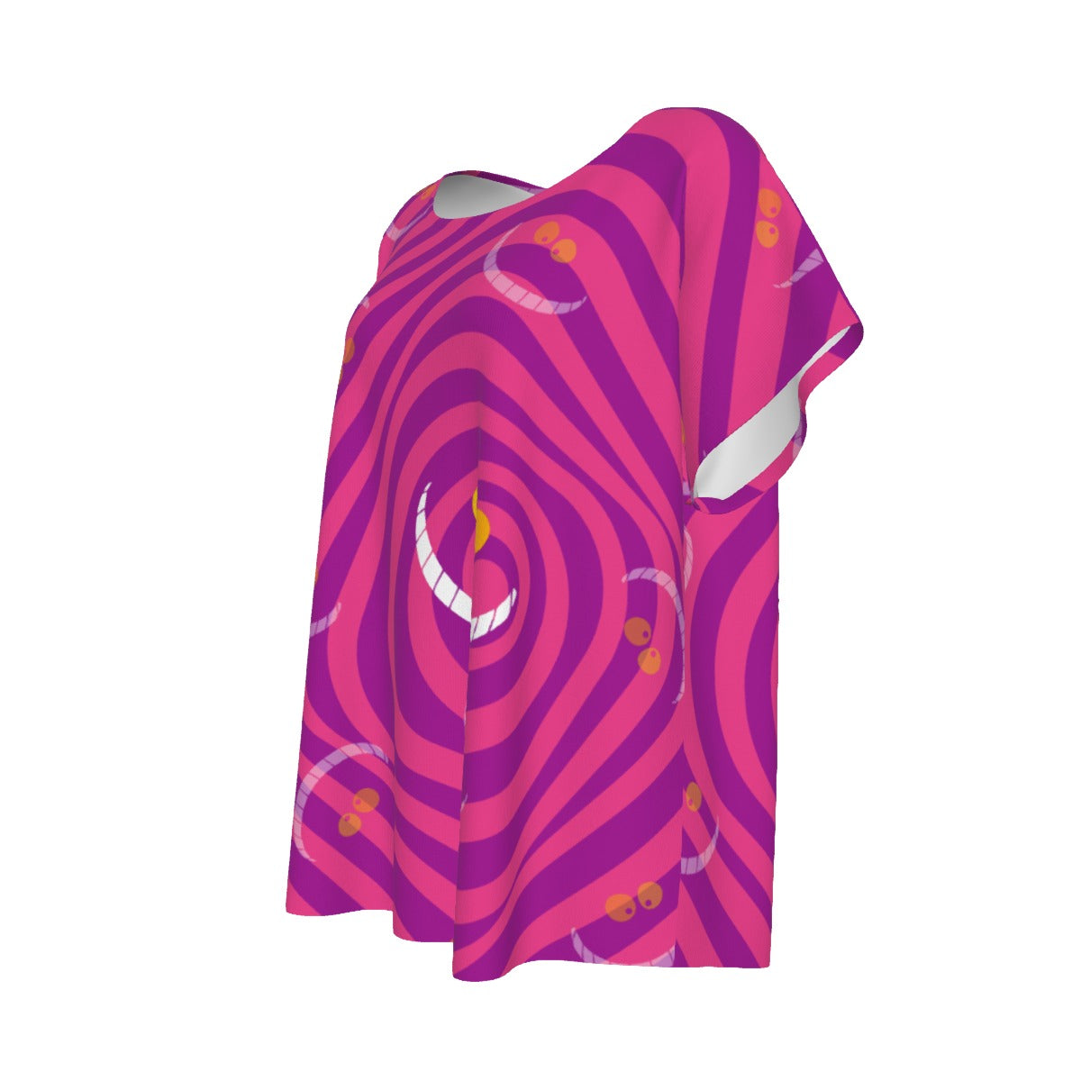 Whimsical Grinning Stripes - Women’s Relaxed Fit Scoop Tee