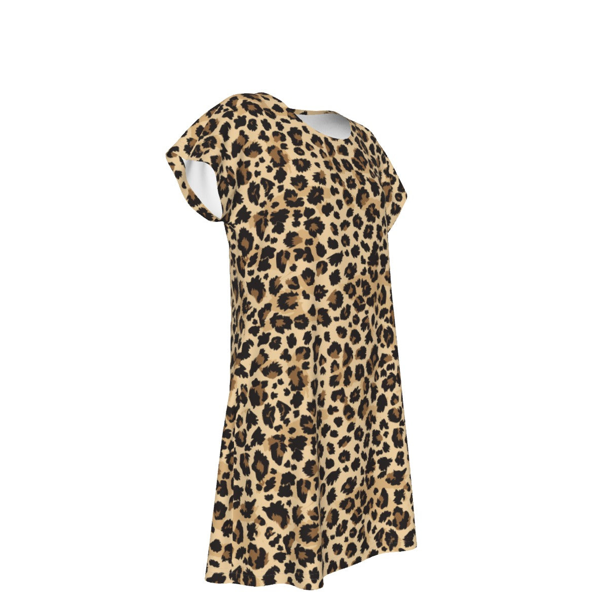 Animal Print - Cheetah - Women's T-Shirt Dress