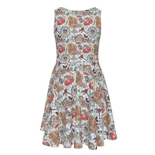 Revamped DCA - Kid's Sleeveless Skater Dress