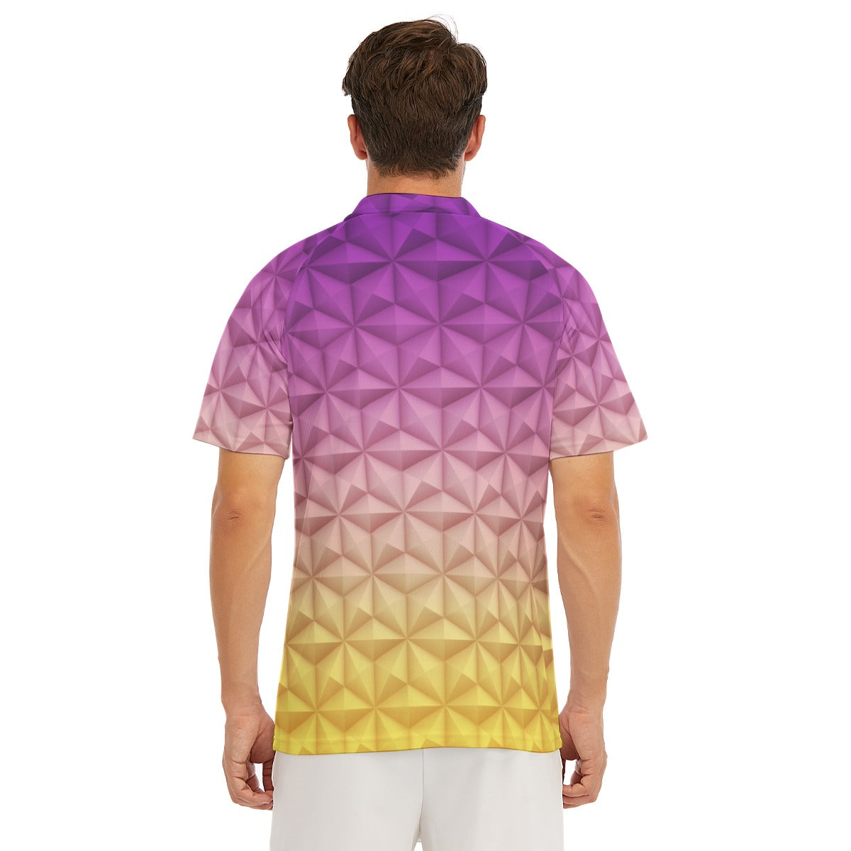 Geometric Spaceship Sphere - Men's Polo Shirt