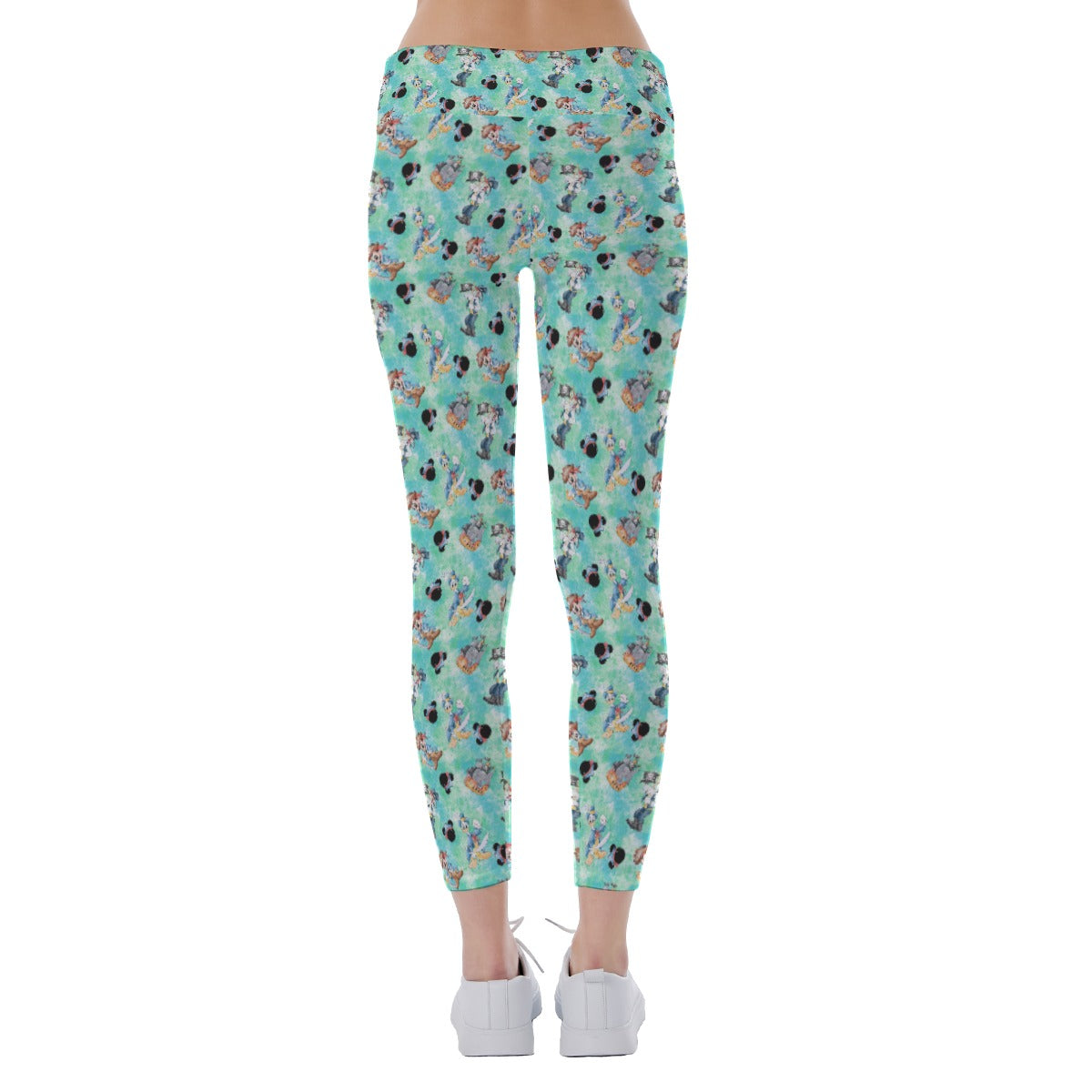 Pirate Crew Watercolor Adventure - Women's Yoga Leggings