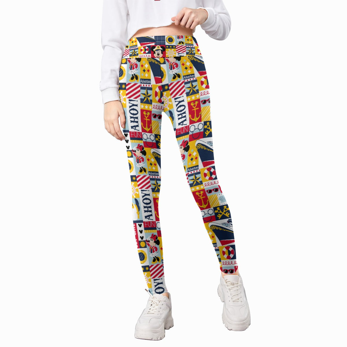 Nautical Cruise Patchwork - Kid's Leggings