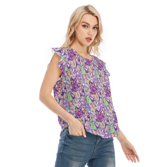 Not So Scary Halloween Party - Women’s Flutter Sleeve Top