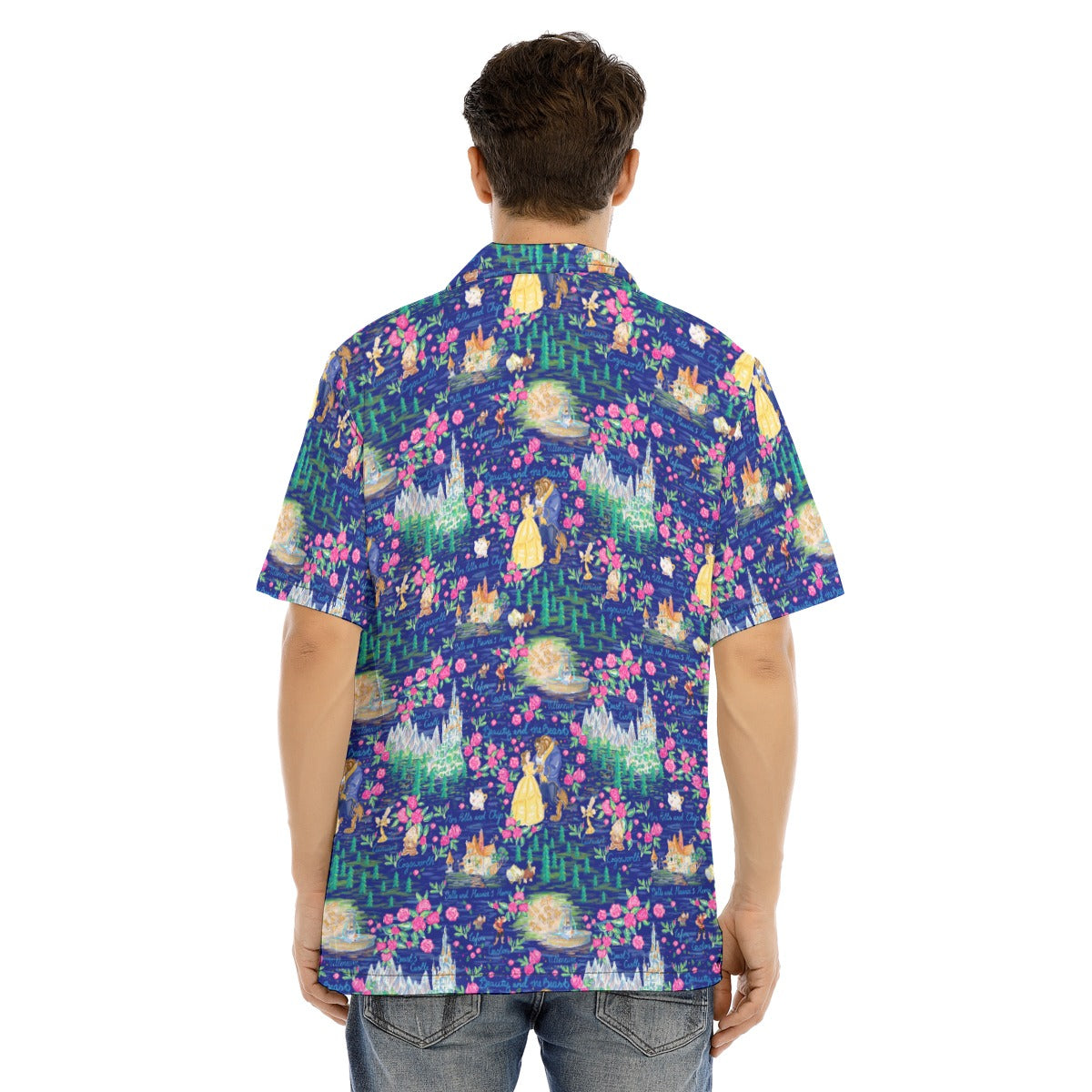 Enchanted Forest Romance - Men's Hawaiian Button Up Shirt