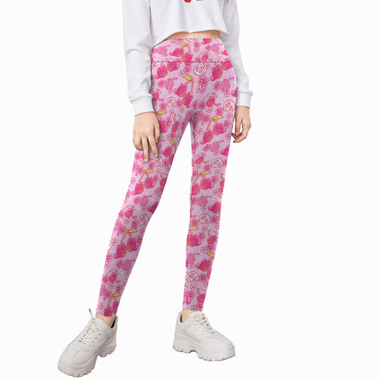 Fruitimals - Cherry Kittens - Kid's Leggings