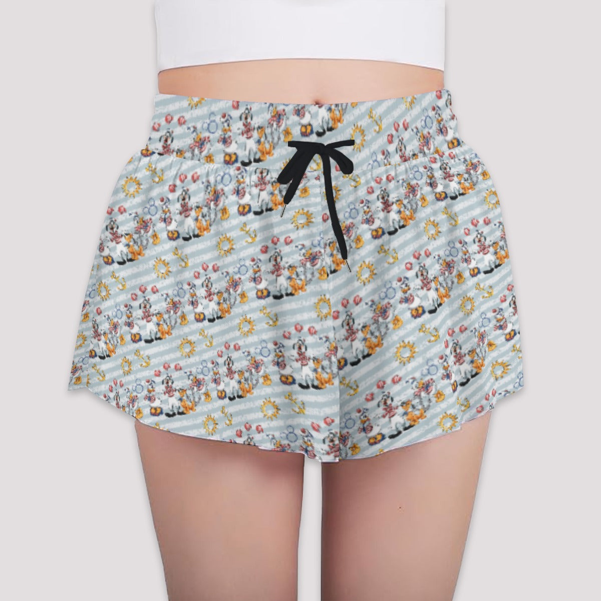Set Sail with the Crewends - Girls’ Flowy Pocket Shorts
