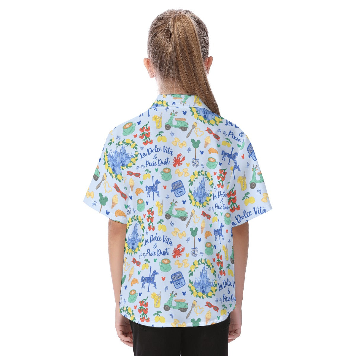Sweet Life Pixie Dust - Kid's Hawaiian Button Up Shirt