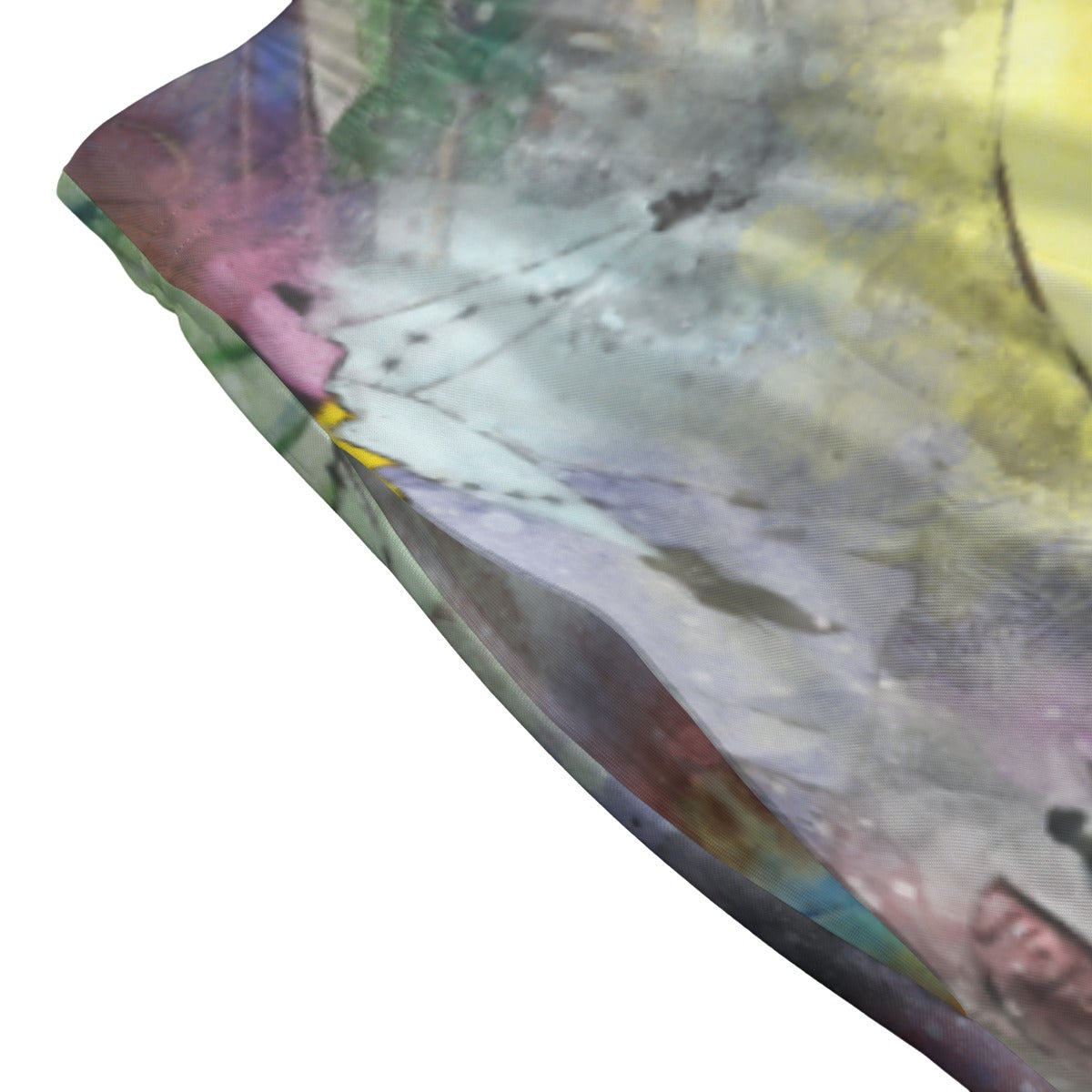 Watercolor Nightmare Town - Women’s Pocket Midi Skirt