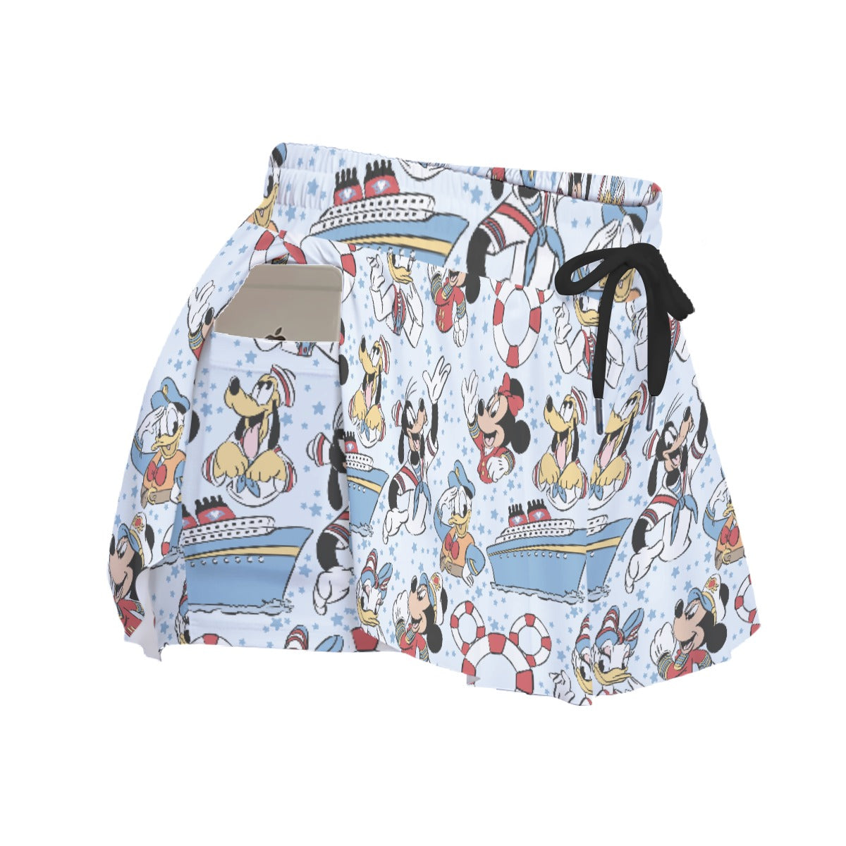 Sailor Cruise Stars - Women's Flowy Pocket Shorts