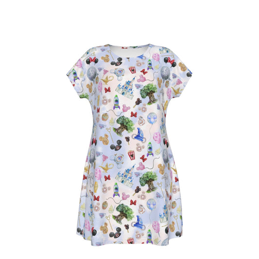WDW Park Hopper - Women's T-Shirt Dress