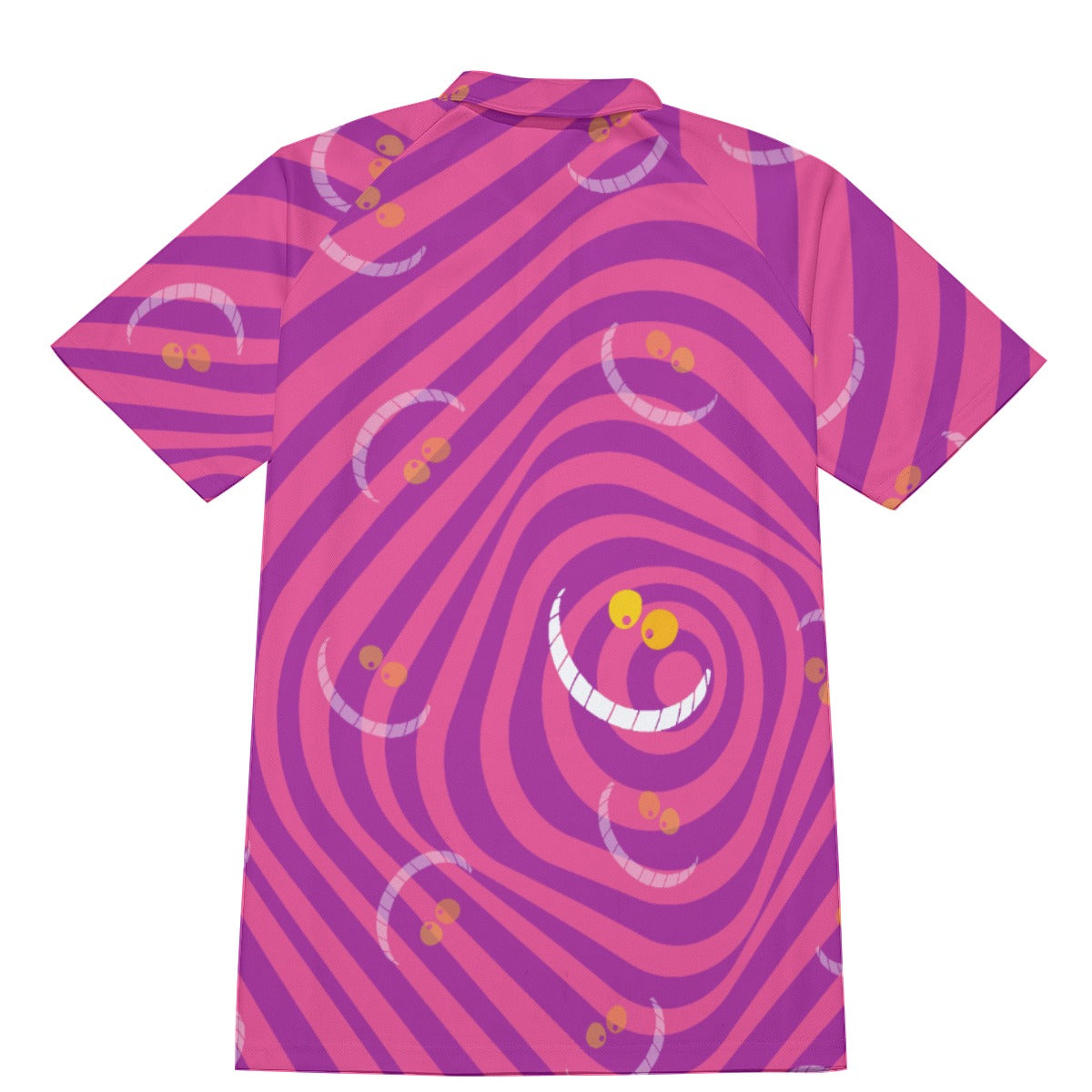 Whimsical Grinning Stripes - Men's Polo Shirt