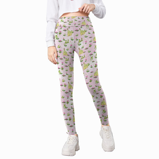 Watercolor Bayou Princess & Frog - Kid's Leggings
