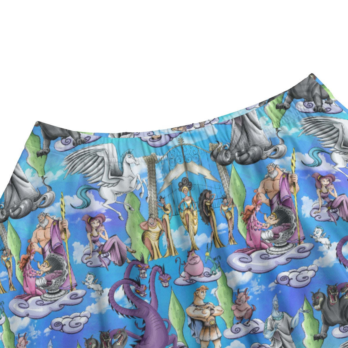 Mythic Hero Chaos Clouds - Women's Pocket Skater Skirt