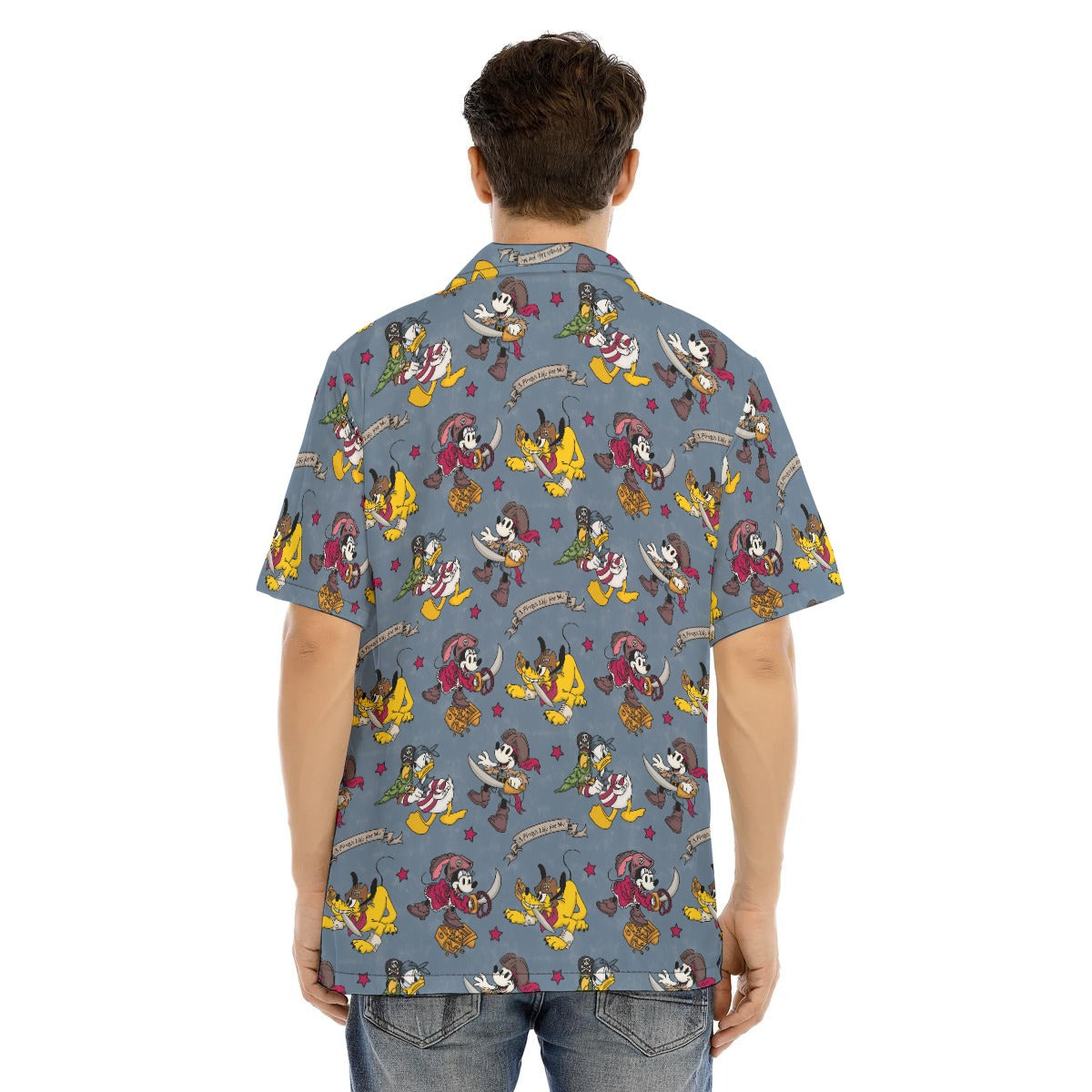 Cruise Pirate Night - Men's Hawaiian Button Up Shirt
