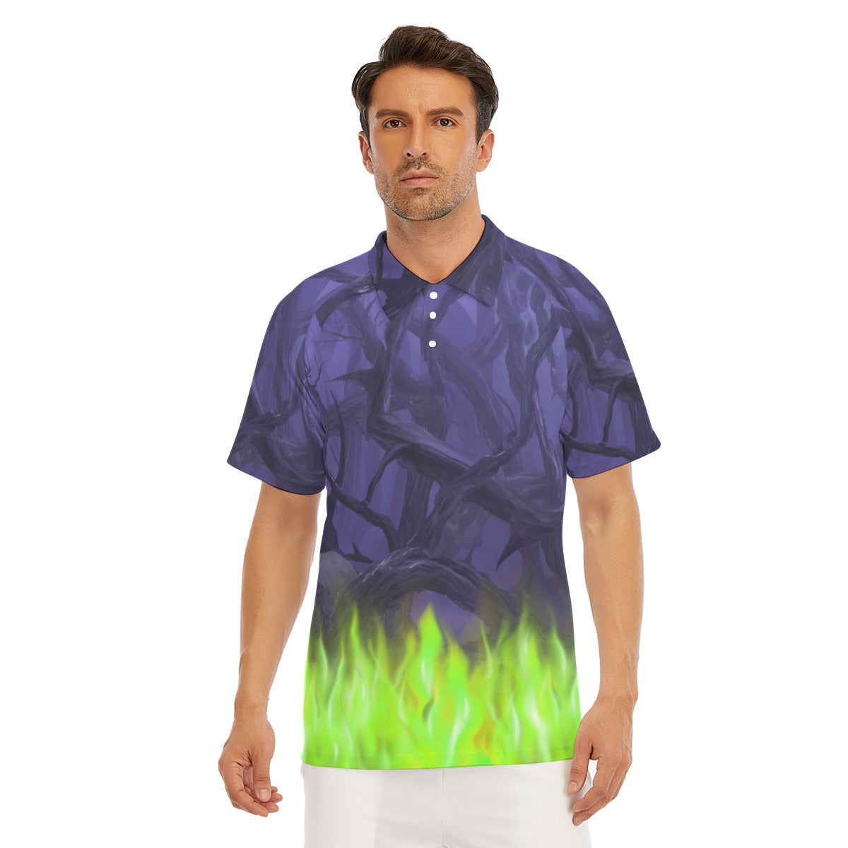 Enchanted Thorn Forest - Men's Polo Shirt