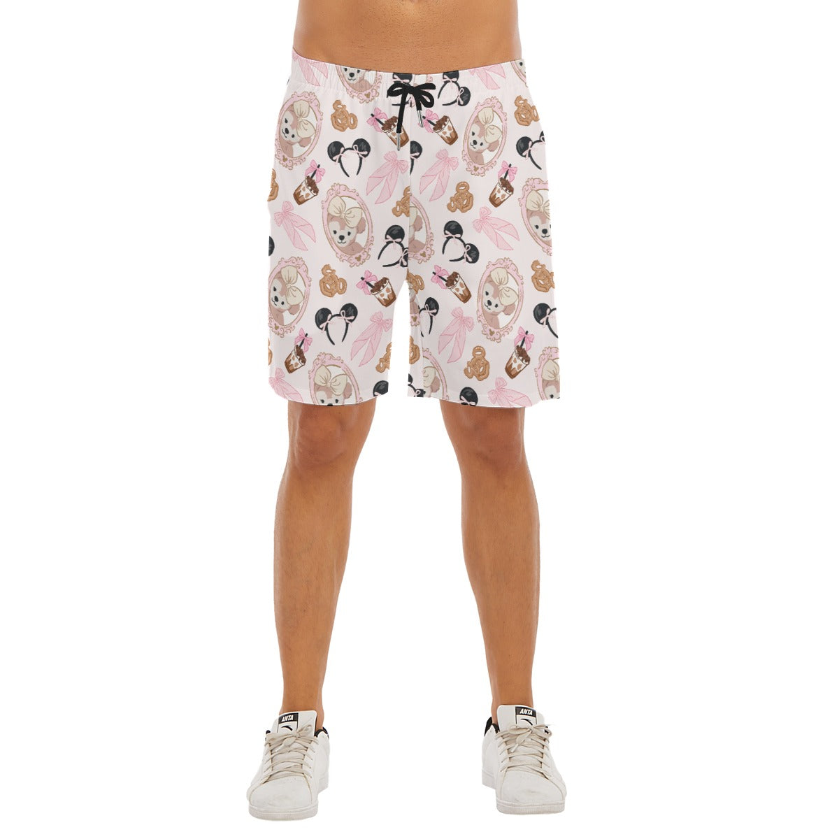 Bow Bear Sweet Day - Men’s Pocket Beach Shorts