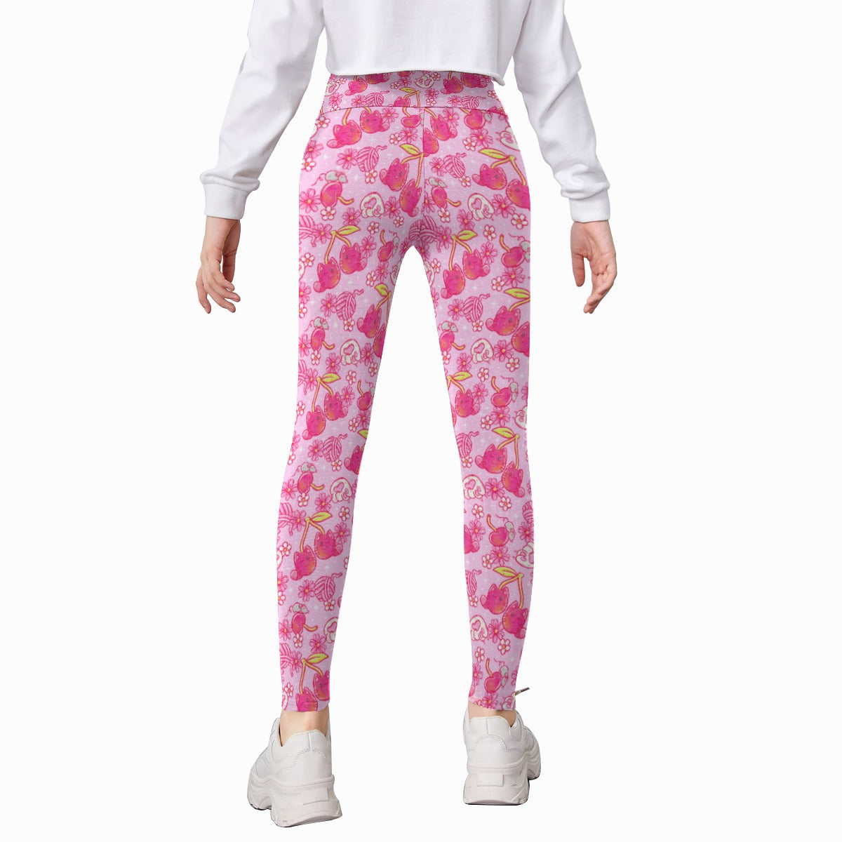 Fruitimals - Cherry Kittens - Kid's Leggings