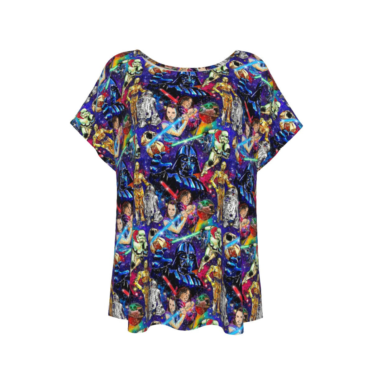 Galaxy Saga - Women’s Relaxed Fit Scoop Tee