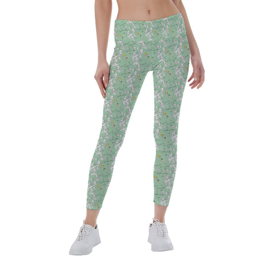 Drawing Pixie Fairy - Women's Yoga Leggings